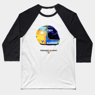 F1 2020 Fernando Alonso Crash Helmet Baseball T-Shirt